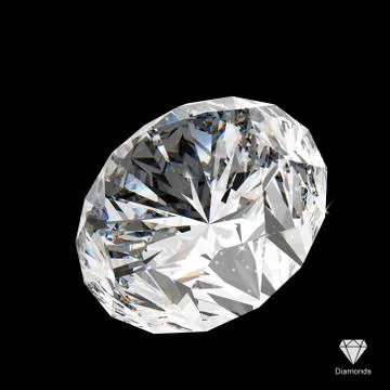 Diamond on black Stock Illustration