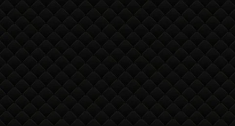 Diamond black sofa leather texture background. Vector illustration Stock Illustration