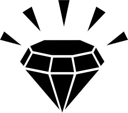 Diamond bling Illustrazione stock