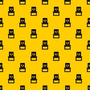 Diamond in box pattern vector Stock Illustration