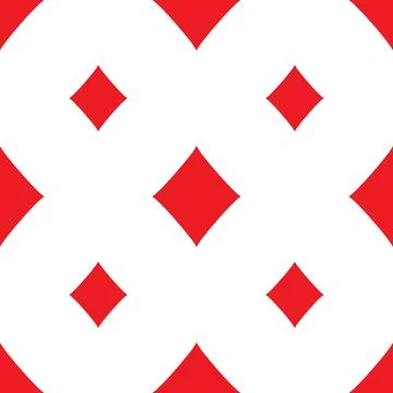 Diamond card suits. Seamless pattern. Poker suits Stock Illustration