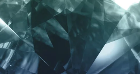 Diamond close-up like background with circle movement and sparkle glitter Stock Footage 254792916