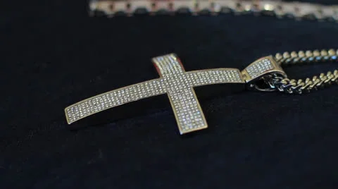 Diamond Cross Stock Footage 22606122