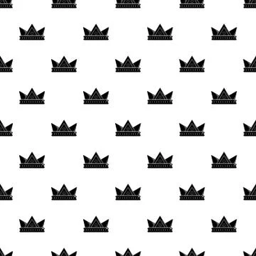 Diamond crown pattern vector seamless Stock Illustration