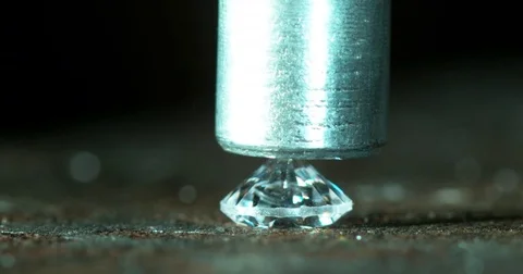 Diamond Crushes Under Pressure Stock Footage 77798258