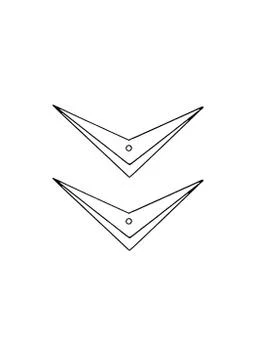 Diamond, crystal, logo of the elements of nature. Elements of ethno, fantasy, Stock Illustration