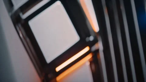 Diamond crystal rectangular frame, flip effect. Vídeos de archivo 273953143