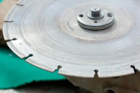 Diamond disc for angle grinders Stock Photos