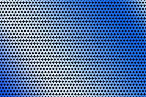 Diamond dot pattern with blue gradient background Illustrazione stock