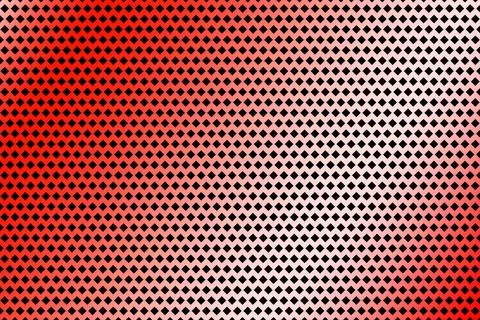 Diamond dot pattern with red gradient background Stock Illustration