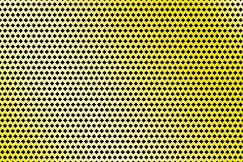 Diamond dot pattern with yellow gradient background Stock Illustration