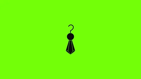 Diamond earring icon animation Stock Footage 157505765