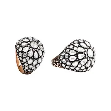 Diamond earrings Stock Photos
