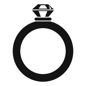 Diamond engagement wedding ring symbolizing love commitment 스톡 일러스트