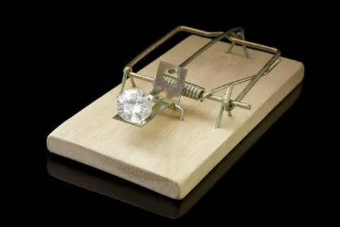 Diamond Entrapment Stock Photos