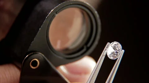 Diamond examination Diamond grading Stock Footage 68044882