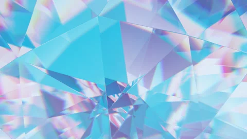Diamond facets abstract diffraction background 3D render Stockbeeldmateriaal 158740970