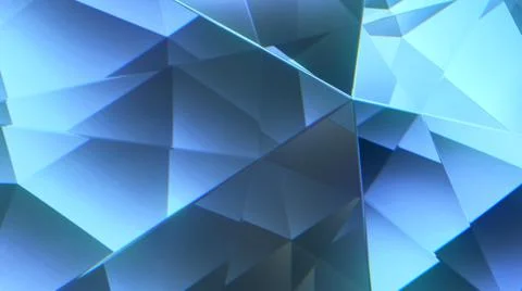 Diamond facets abstract diffraction background 3D render イラスト素材