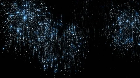 Diamond Fireworks Loop Video stock 65432838