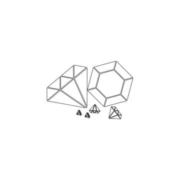 Diamond. flat vector icon Stock Illustration