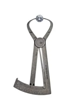 Diamond in gauge Stock Photos