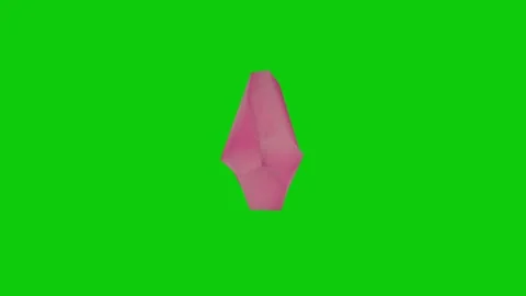 Diamond gem stone animation on green screen background 库存影片 331937097