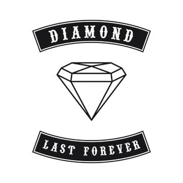 Diamond gemstone Ilustración de archivo