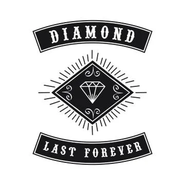 Diamond gemstone Stock Illustration