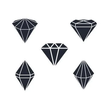 Diamond gemstone Stock Illustration