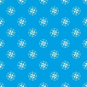 Diamond gemstone pattern seamless blue Stock Illustration