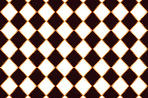 Diamond geometric seamless pattern Stock Illustration