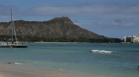 Diamond Head 01 Stock Footage 27758730