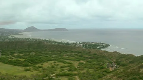 Diamond head Stock Footage 8987735