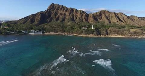 Diamond Head, Lighthouse, Honolulu, Oahu, Hawaii 動画素材 48585532