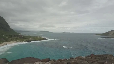 Diamond Head Oahu Stock Footage 82288968