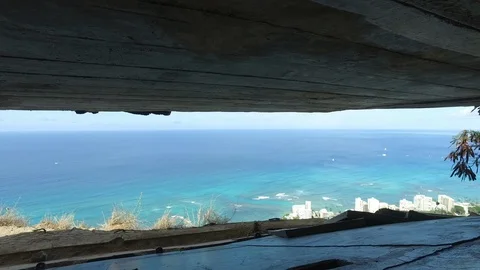 Diamond Head Pillbox Stock Footage 97425914