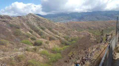 Diamond Head View Stock Photos