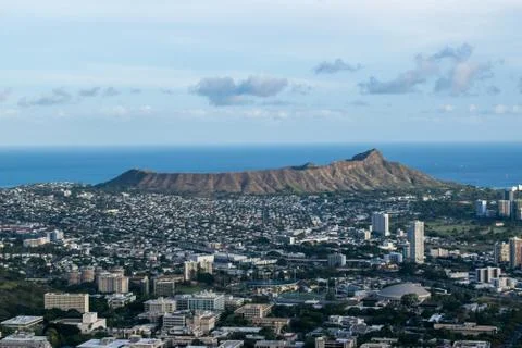 Diamond Head Volcano Foto stock
