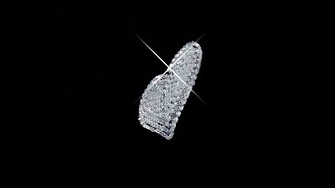 Diamond heart Video stock 166512061