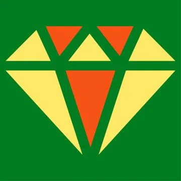 Diamond Icon from Commerce Set Illustrazione stock