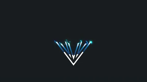Diamond Icon With Electric Texture Fx Animation Video stock 140666364