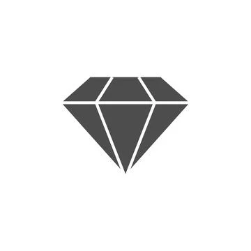Diamond icon. Elements of web icon. Premium quality graphic design icon. Signs Illustrazione stock