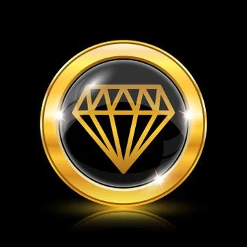 Diamond icon Stock Illustration