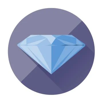 Diamond icon. Stock Illustration