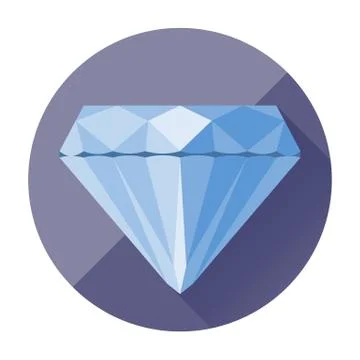 Diamond icon. Stock Illustration