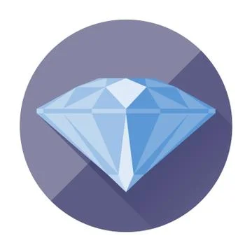Diamond icon. Stock Illustration