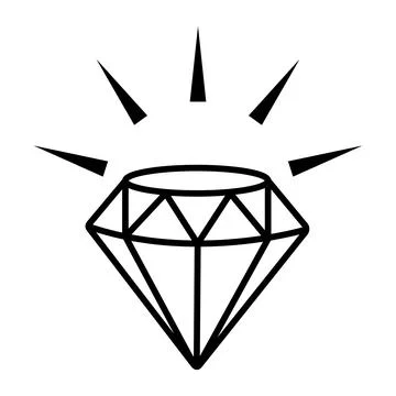 Diamond icon Stock Illustration