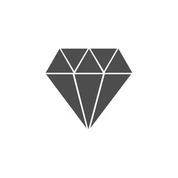 Diamond Icon Illustration Stock Illustration