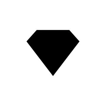 Diamond icon vector. diamond gems vector icon. Stock Illustration