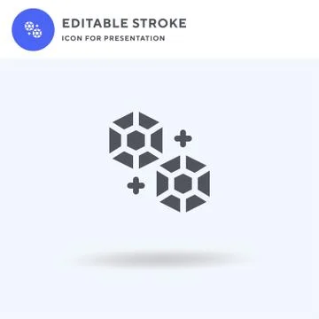 Diamond icon vector, filled flat sign, solid pictogram isolated on white, logo Stock Illustration